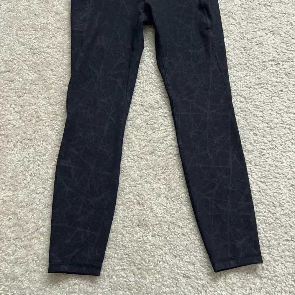 Spyder Active Performance High Rise Tight Fit Leggings Black Women’s Size Small